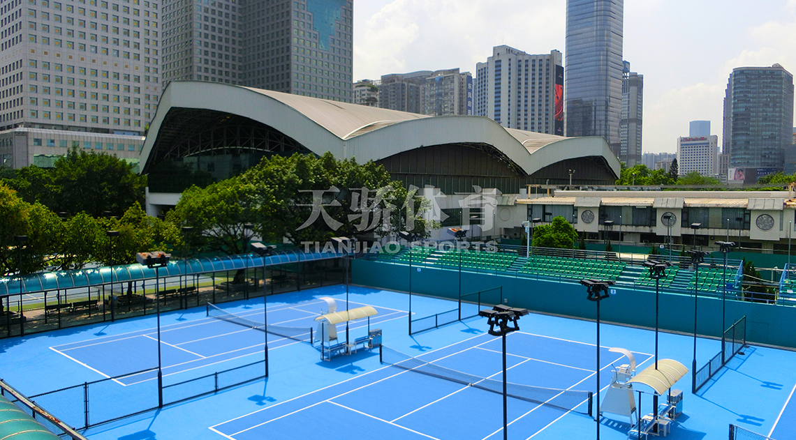 广州天河体育中心丙烯酸网球场