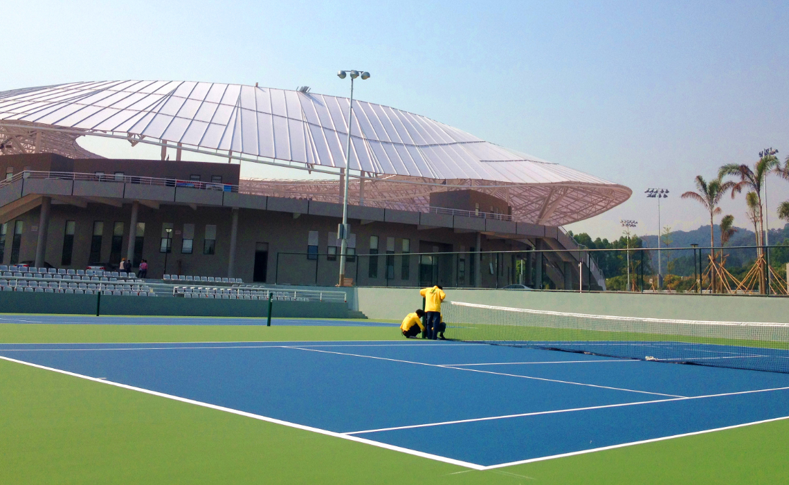 室外网球训练场