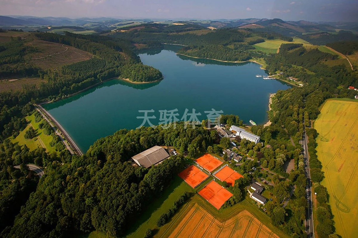 高空俯瞰红土场的魅力