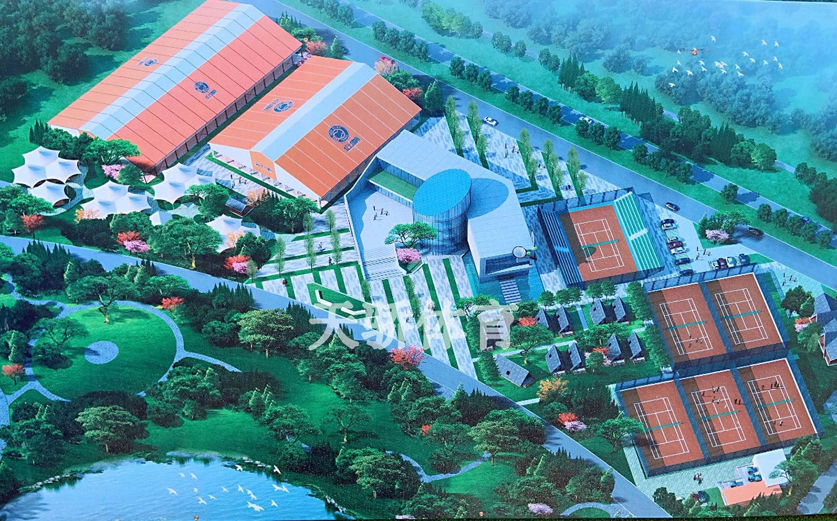 长沙月亮岛罗兰加洛斯红土网球公园